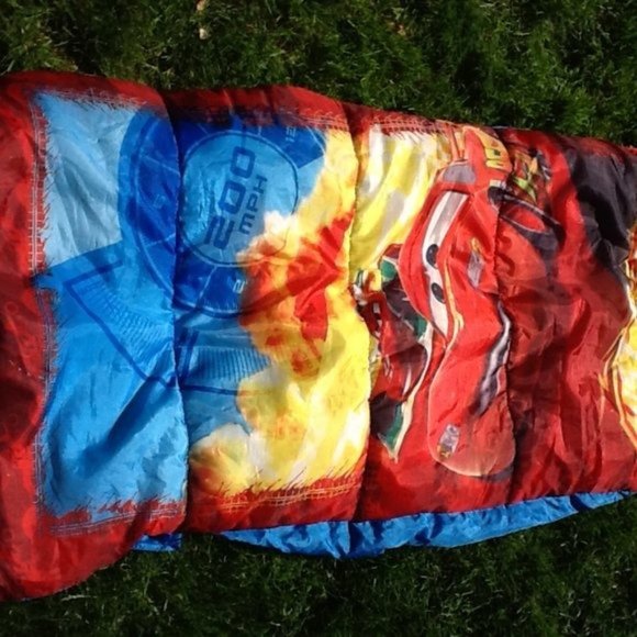 Disney Cars Sleeping Bag that attaches to twin bed - Picture 7 of 8
